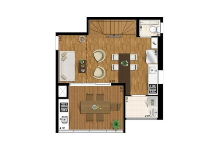 Apartamento à venda com 2 quartos, 79m² - Foto 2