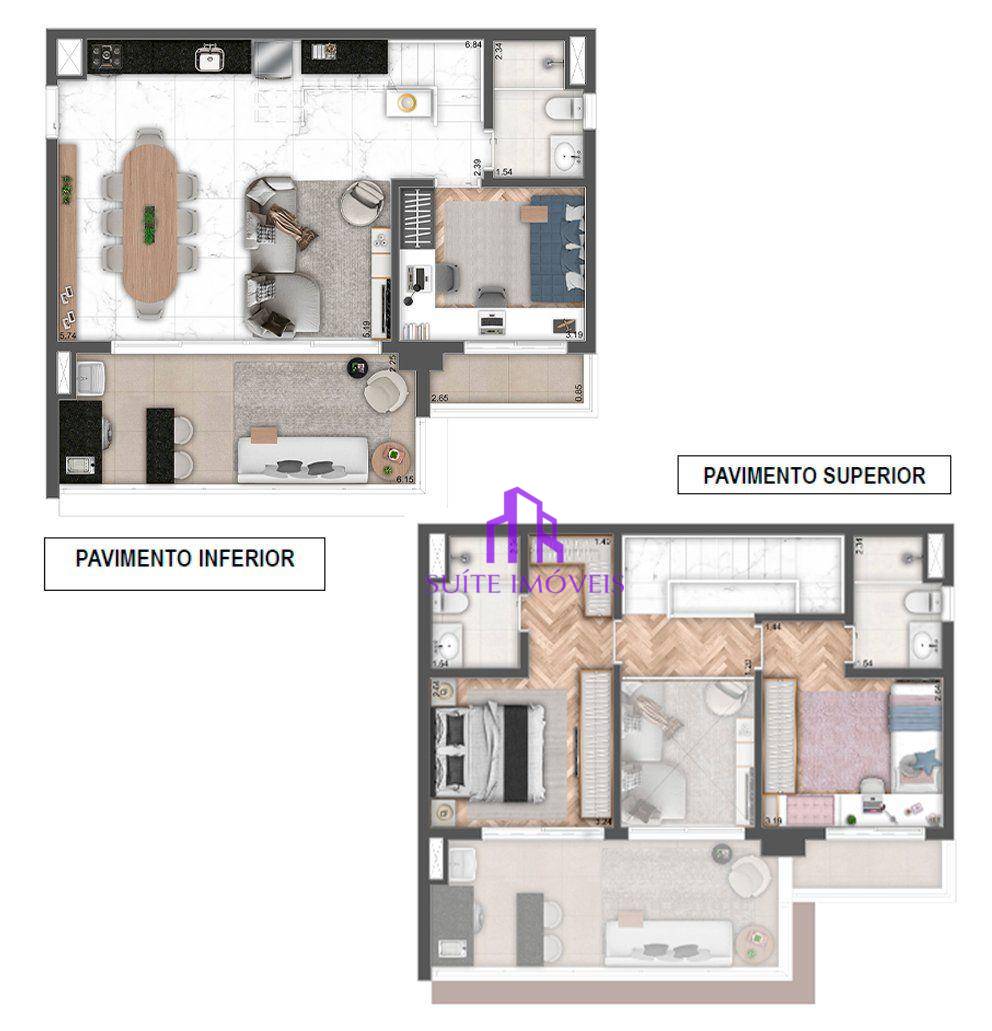 Apartamento à venda com 2 quartos, 71m² - Foto 6