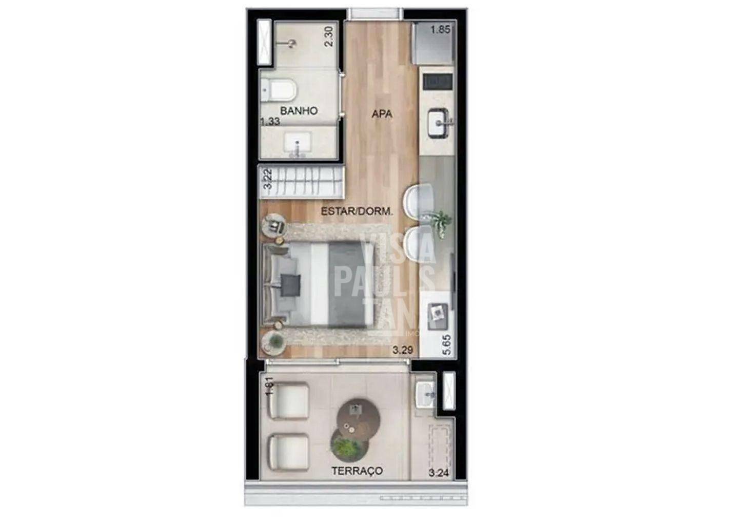 Apartamento para alugar com 1 quarto, 44m² - Foto 36