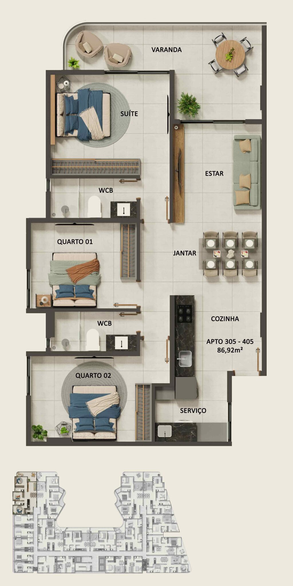 Apartamento à venda com 1 quarto, 22m² - Foto 53