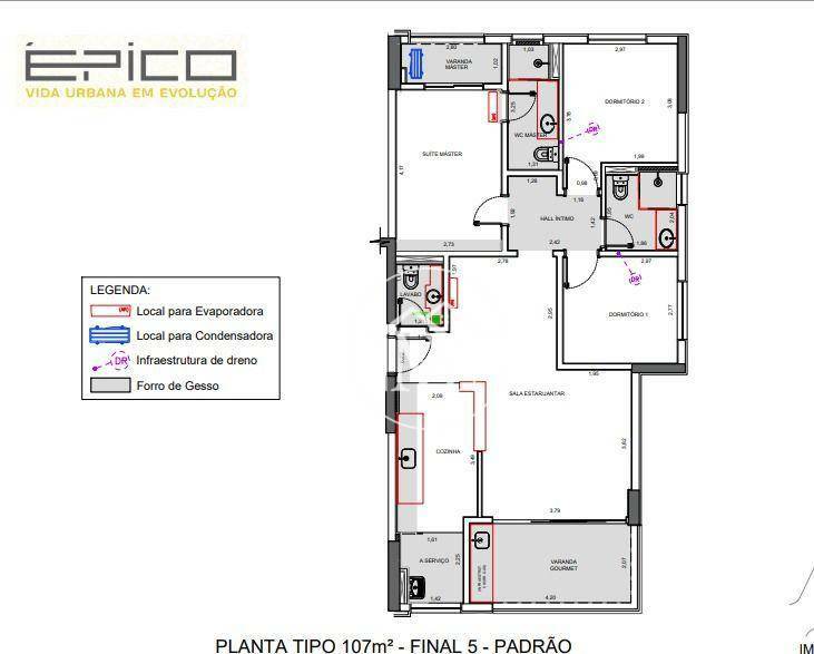 Apartamento à venda com 3 quartos, 107m² - Foto 15