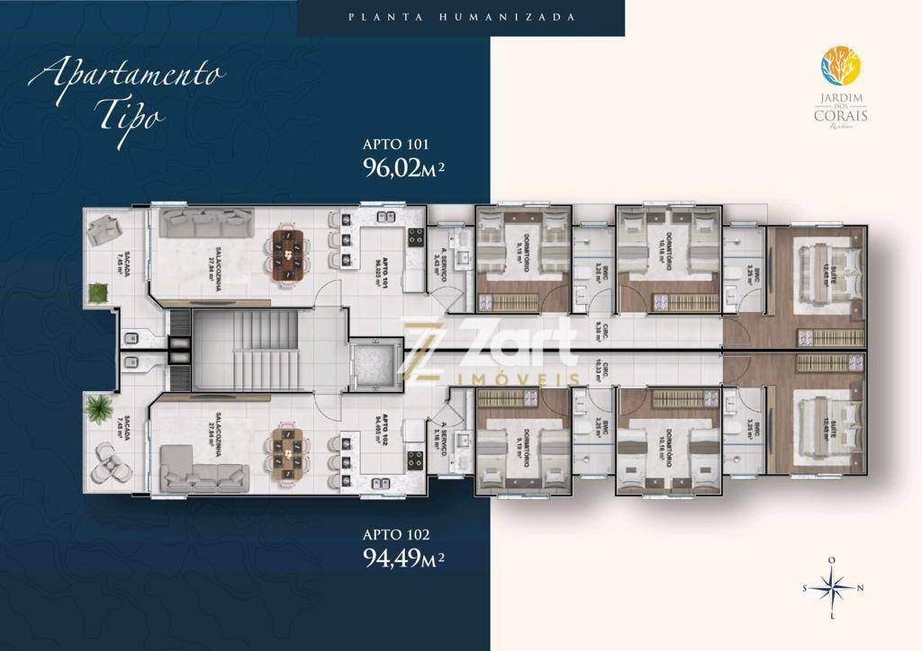 Apartamento à venda com 2 quartos, 97m² - Foto 8