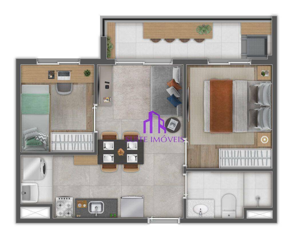 Apartamento à venda com 2 quartos, 38m² - Foto 15