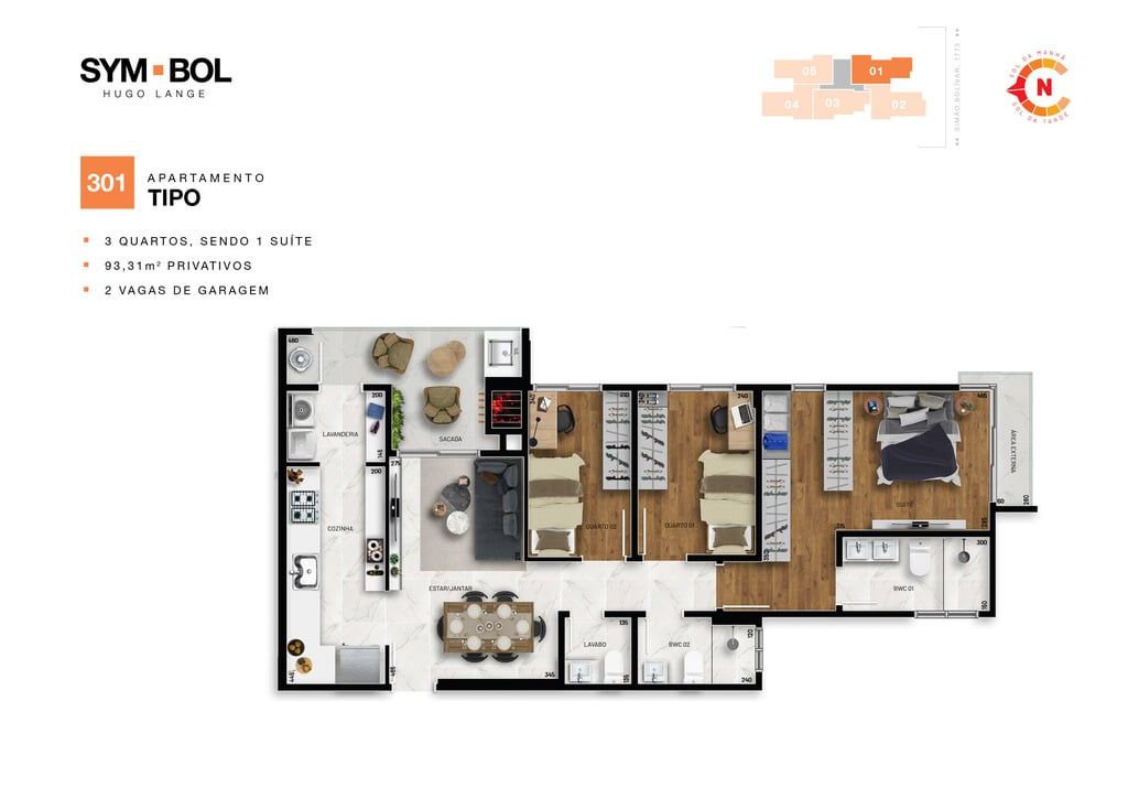 Apartamento à venda com 3 quartos, 102m² - Foto 31