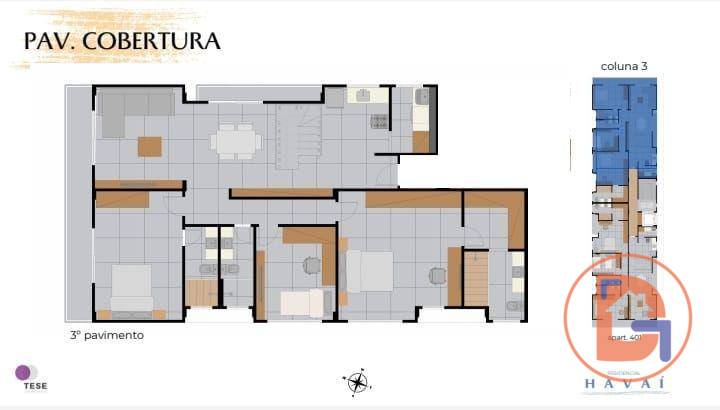 Apartamento à venda com 2 quartos, 66m² - Foto 7