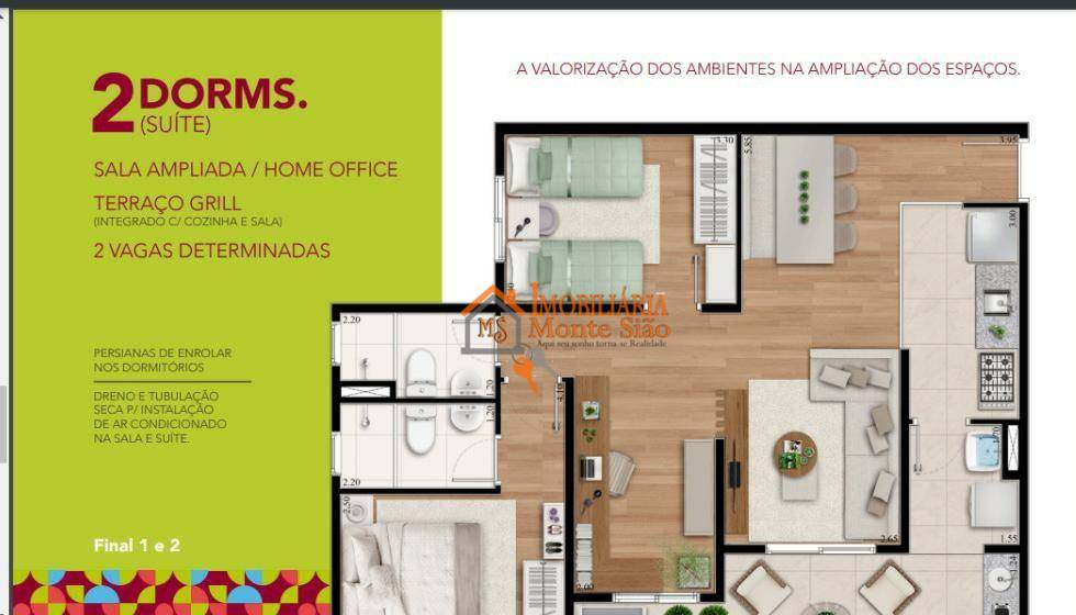 Apartamento à venda com 3 quartos, 68m² - Foto 22