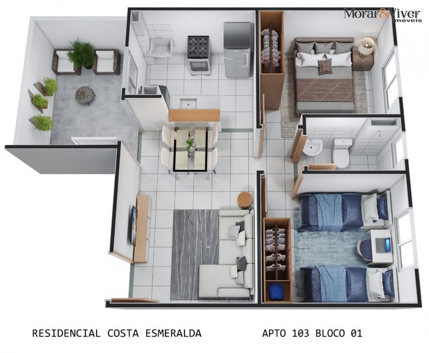 Apartamento à venda com 2 quartos, 38m² - Foto 12