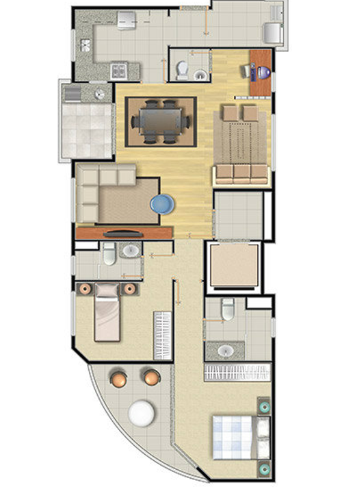 Apartamento à venda com 3 quartos, 96m² - Foto 14