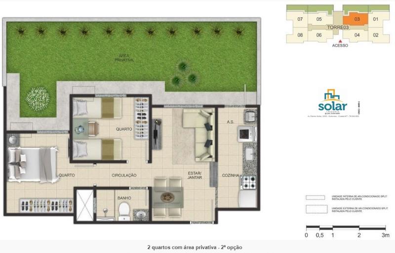 Apartamento à venda com 2 quartos, 39m² - Foto 8