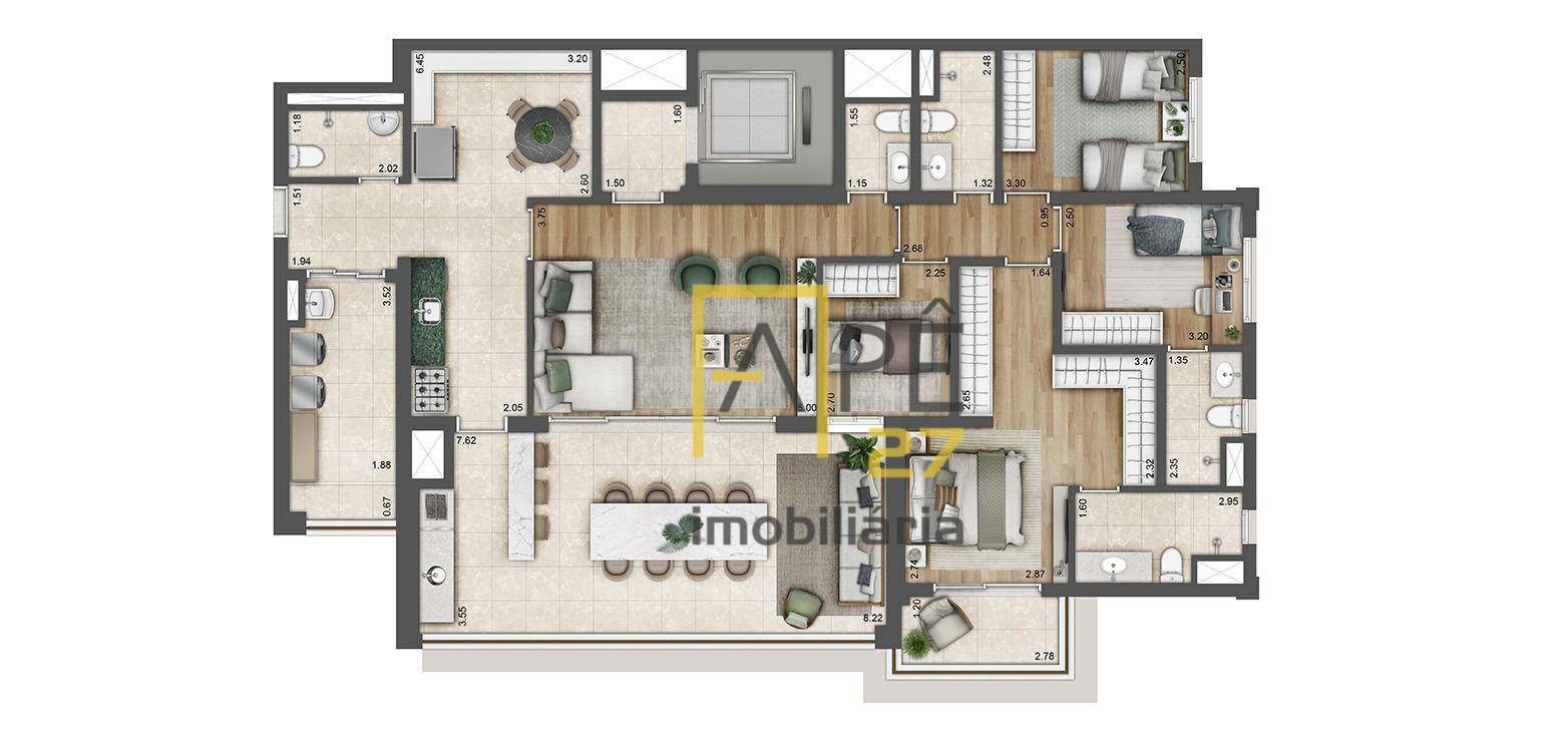 Apartamento à venda com 3 quartos, 86m² - Foto 27