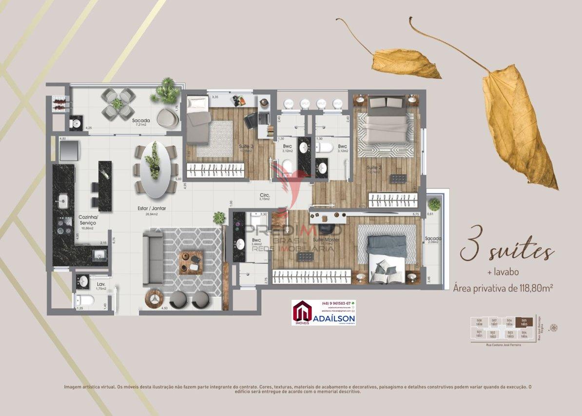 Apartamento à venda com 2 quartos, 7405m² - Foto 16