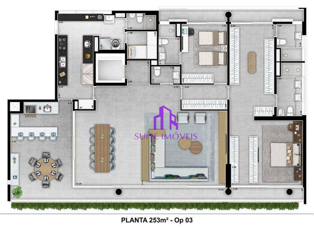 Apartamento à venda com 3 quartos, 252m² - Foto 25