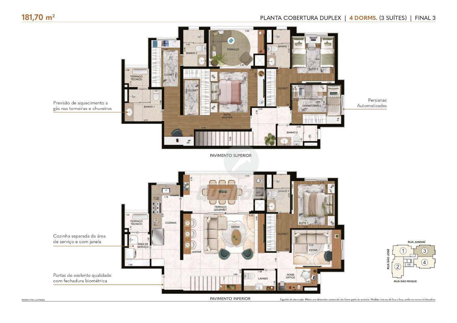 Cobertura à venda com 4 quartos, 181m² - Foto 2