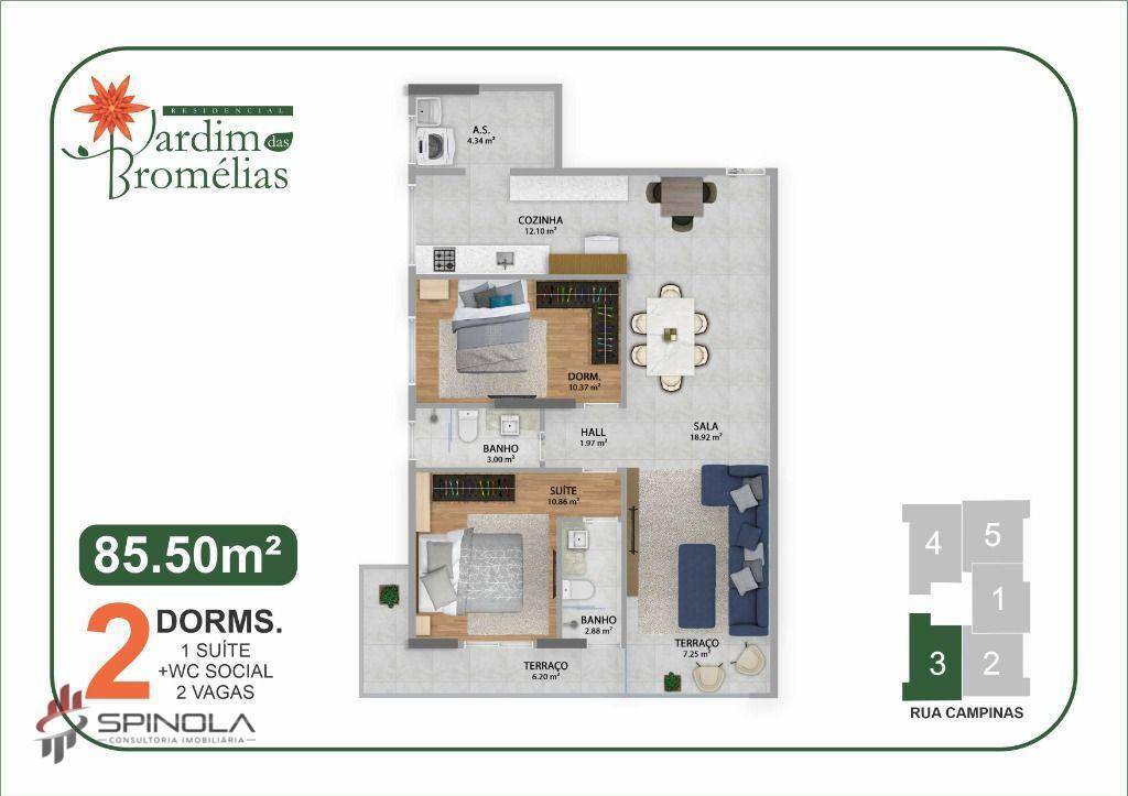 Apartamento à venda com 2 quartos, 79m² - Foto 20