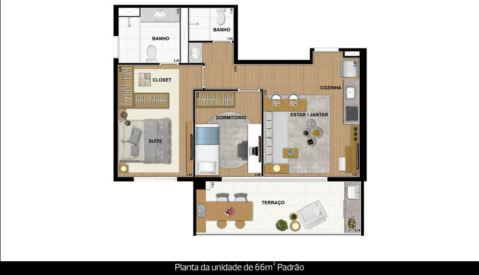 Apartamento à venda com 2 quartos, 95m² - Foto 6