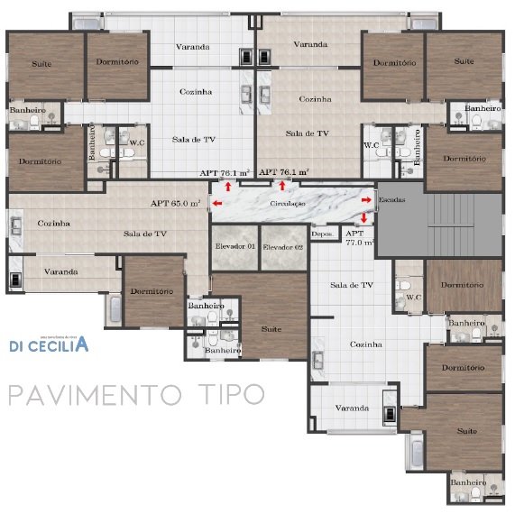 Apartamento, 2 quartos, 66 m² - Foto 39