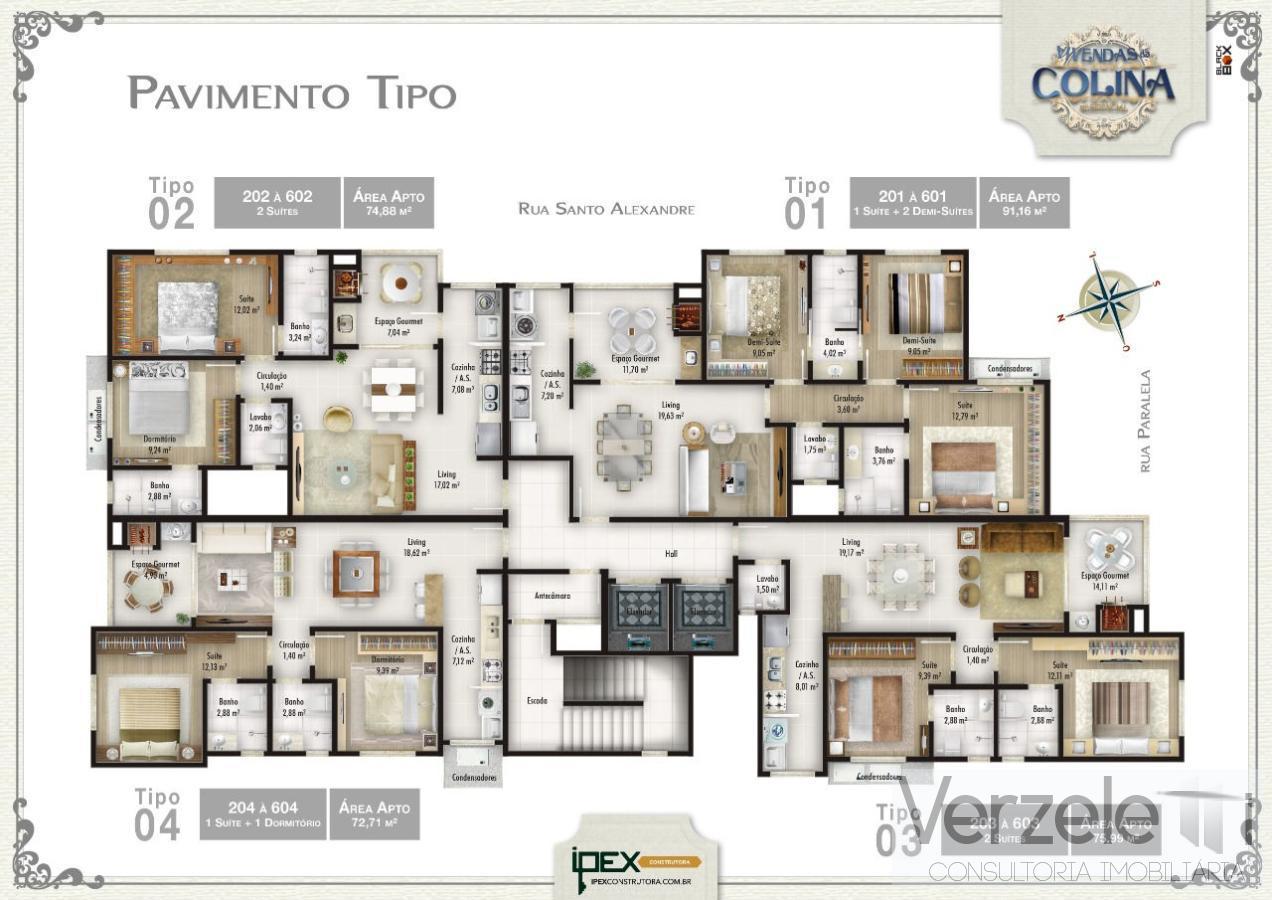 Apartamento à venda com 2 quartos, 76m² - Foto 12