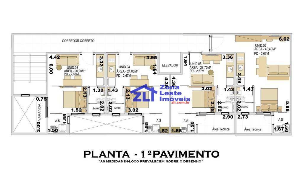 Kitnet e Studio à venda com 1 quarto, 28m² - Foto 11