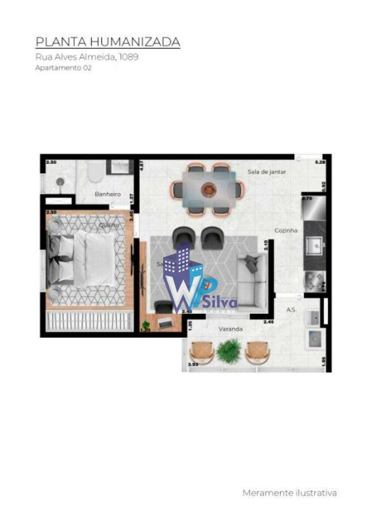 Apartamento à venda com 2 quartos, 50m² - Foto 19