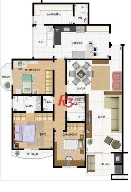 Apartamento à venda com 3 quartos, 134m² - Foto 20