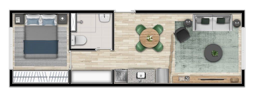 Kitnet e Studio à venda com 1 quarto, 25m² - Foto 14