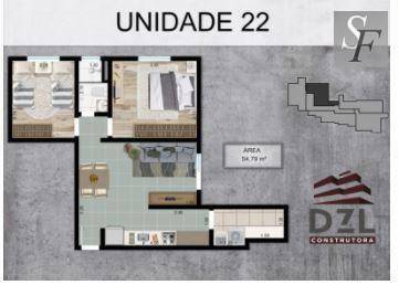 Apartamento à venda com 2 quartos, 58m² - Foto 15