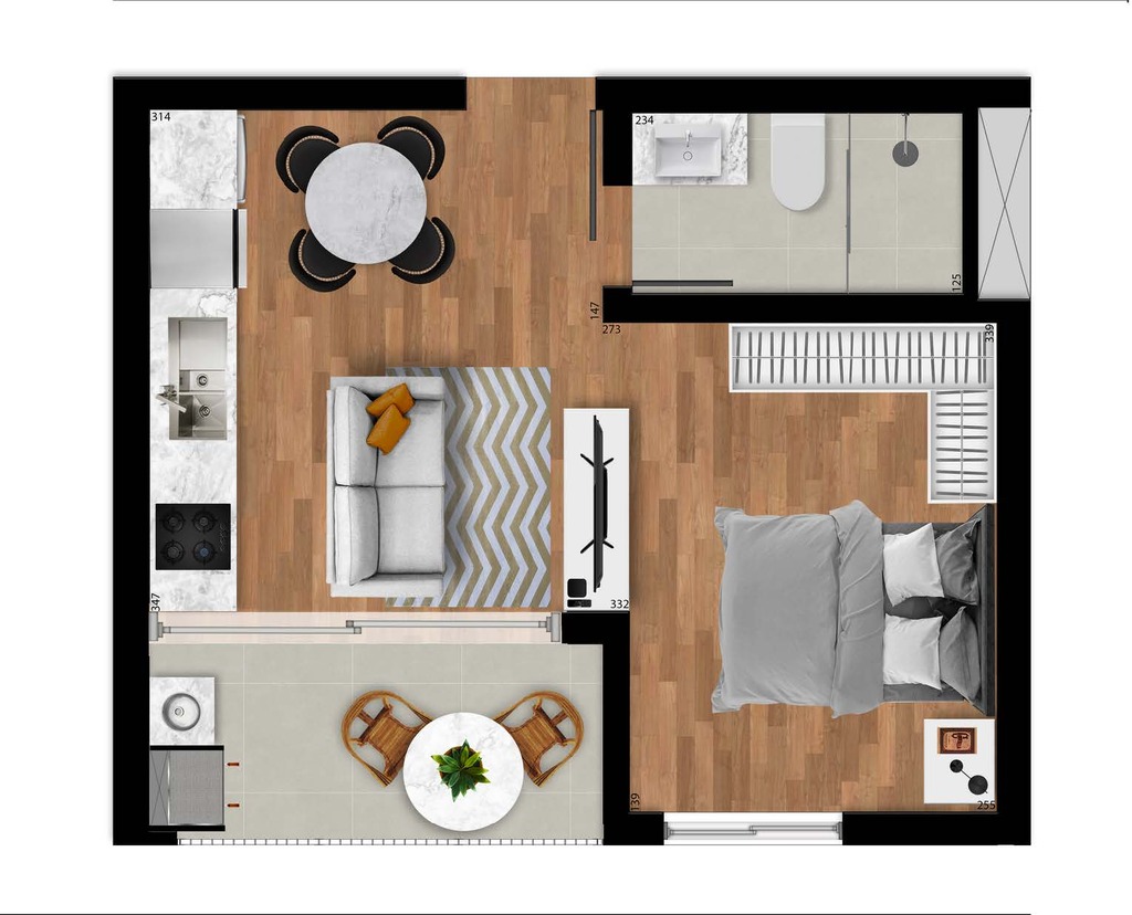 Apartamento à venda com 1 quarto, 2995m² - Foto 19