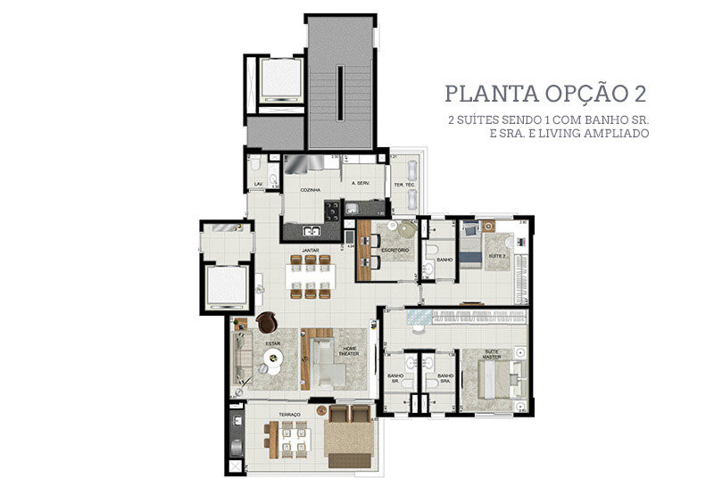 Apartamento à venda com 3 quartos, 131m² - Foto 14