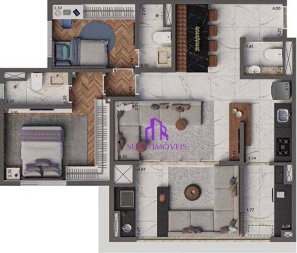 Apartamento à venda com 3 quartos, 125m² - Foto 36