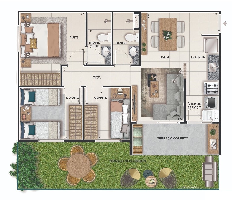 Apartamento à venda com 2 quartos, 5246m² - Foto 27