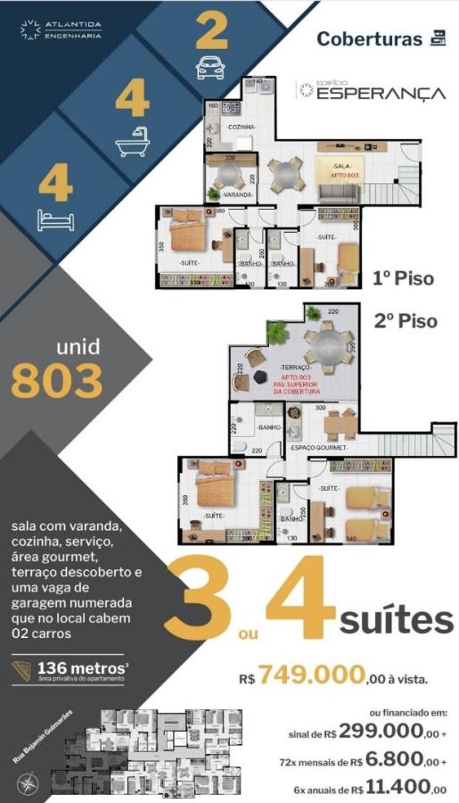 Cobertura à venda com 3 quartos, 120m² - Foto 15