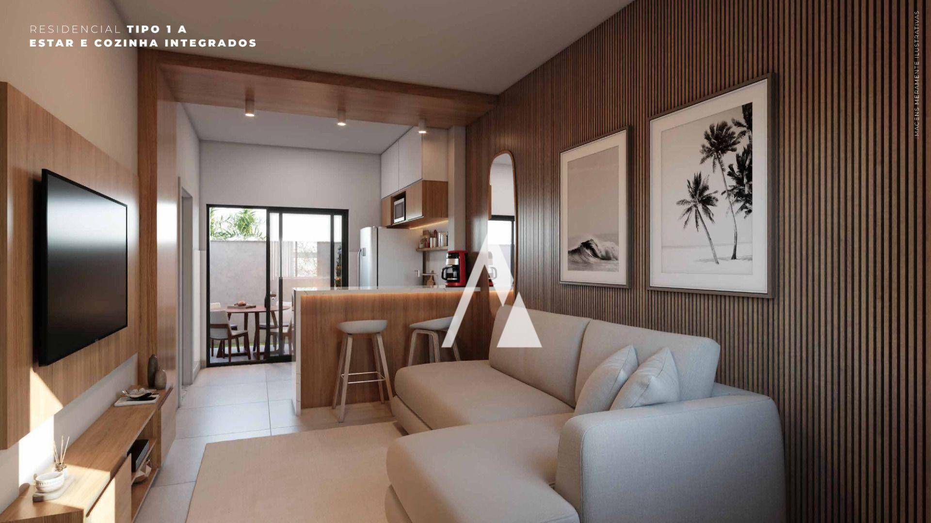 Casa de Condomínio, 2 quartos - Foto 1