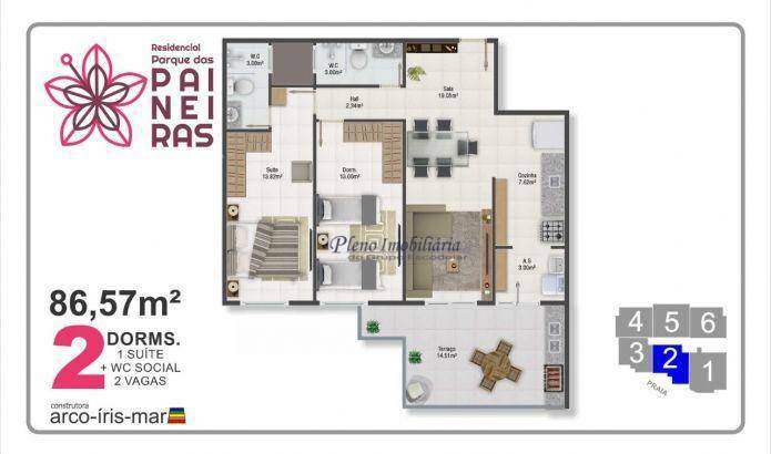 Apartamento à venda com 2 quartos, 88m² - Foto 19