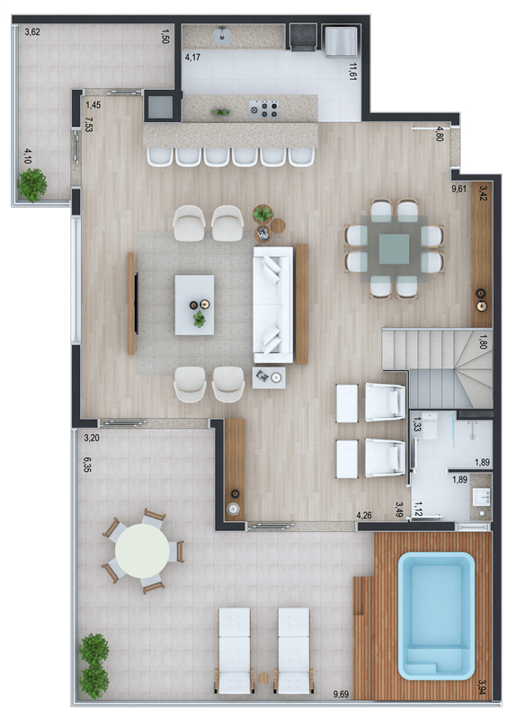 Apartamento à venda com 3 quartos, 14307m² - Foto 58