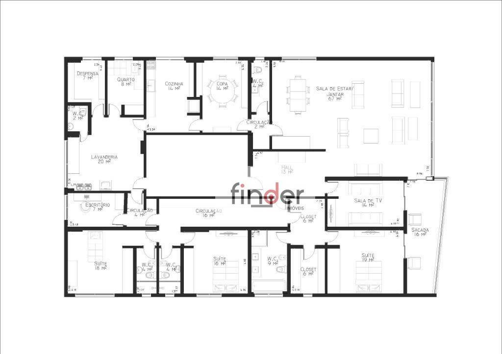 Apartamento à venda com 3 quartos, 320m² - Foto 27