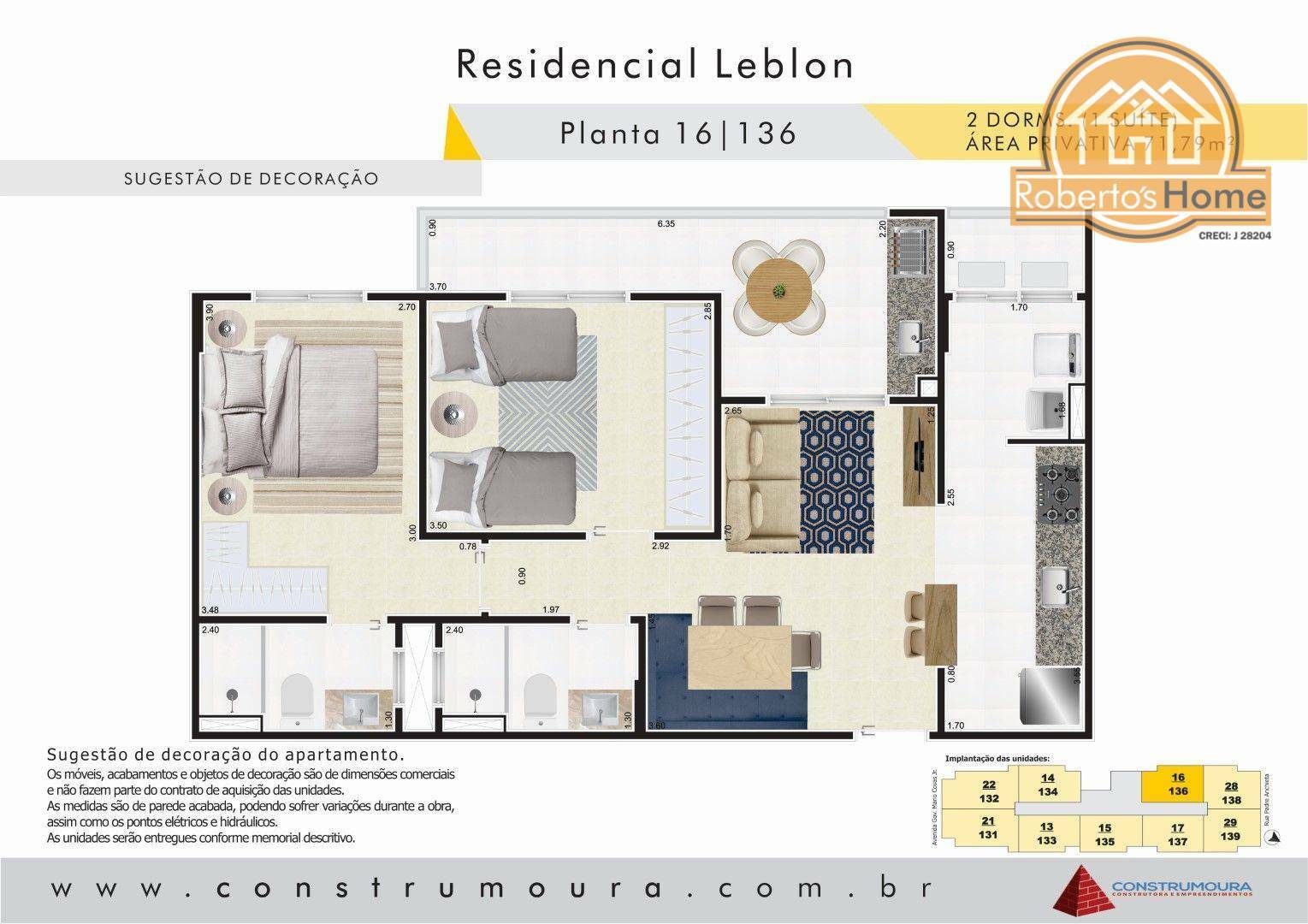 Apartamento à venda com 2 quartos, 71m² - Foto 16