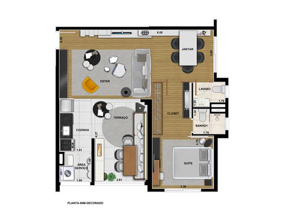 Apartamento à venda com 1 quarto, 49m² - Foto 14