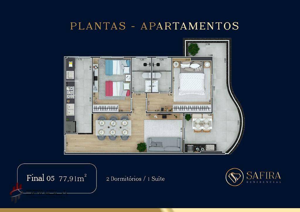 Apartamento à venda com 3 quartos, 109m² - Foto 21