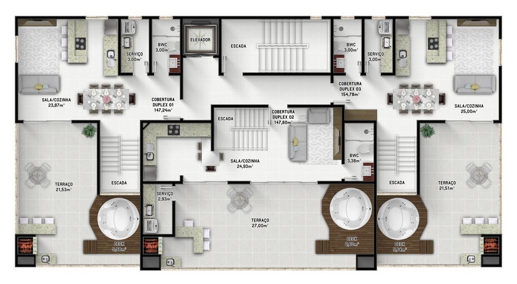 Apartamento à venda com 2 quartos, 73m² - Foto 7