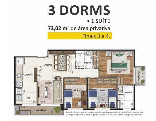 Apartamento à venda com 3 quartos, 76m² - Foto 30