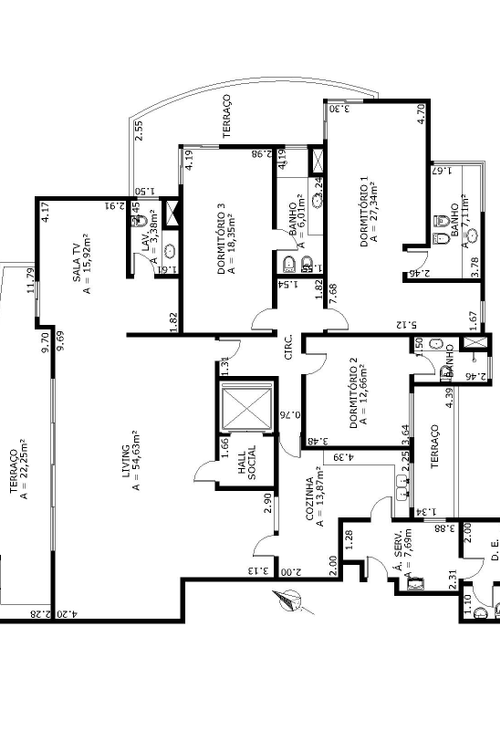 Apartamento à venda com 3 quartos, 262m² - Foto 10