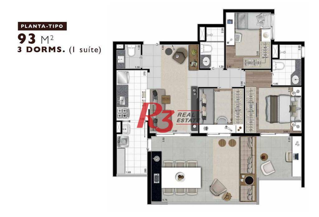 Apartamento à venda com 2 quartos, 93m² - Foto 37