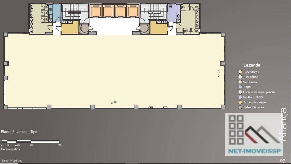 Conjunto Comercial-Sala para alugar, 1194m² - Foto 8