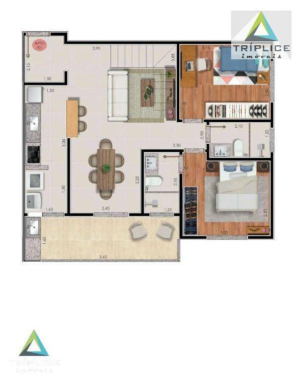 Cobertura à venda com 3 quartos, 147m² - Foto 74