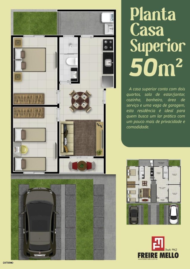 Casa à venda com 2 quartos, 55m² - Foto 10