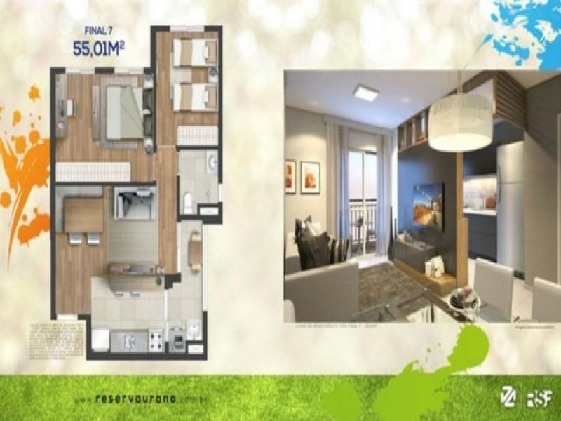 Apartamento à venda com 1 quarto, 41m² - Foto 3