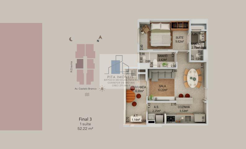 Apartamento à venda com 2 quartos, 69m² - Foto 23