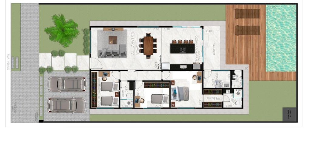 Casa de Condomínio à venda com 3 quartos, 169m² - Foto 2