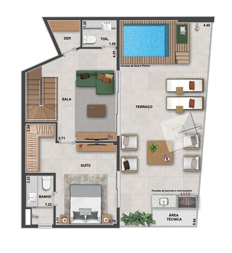 Apartamento à venda com 3 quartos, 127m² - Foto 24