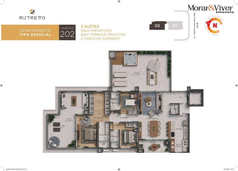 Apartamento à venda com 3 quartos, 133m² - Foto 24